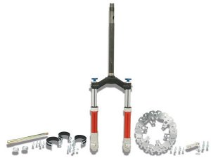 Gabelkit MALOSSI F32S  fr GILERA 50 Runner/Runner SP `96->/Runner 125-200 ST /Runner 125 VX/Runner 200 VXR 06->  kpl. mit Bremsscheibe 6-Loch (M6213073)