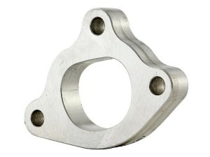 Spacer MALOSSI Ansaugstutzen,  fr hohe 4-Takt Vergaser  fr PIAGGIO Leader fr Vespa  GT/GT L/GTS/GTV 125-200ccm 4T LC,  H 11mm, Aluminium,  3-Loch