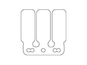 Membranplttchen MALOSSI fr original Membrane,  (d) 0,30 / 0,35 / 0,40mm,  3 Stck