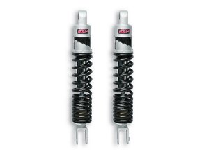 Stodmpfer MALOSSI RS24 TWIN  hinten fr HONDA/MALAGUTI  125-160 @/SH/Dylan/Blog  Krper: silber, Feder: schwarz