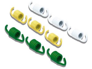 Kupplungsfedern MALOSSI Sport Fly/Delta Clutch fr M527643 /M527879/M527880/M529451 /M5215166/M528796/M528797 /M528798/M529450,  wei/grn/gelb, 3x3 Federn