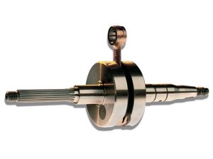 Kurbelwelle MALOSSI RHQ fr PEUGEOT 50 Buxy/Elyseo/Metal-X /Speedfight/Speedake/Squab /SV Geo/Trekker/Vivacity/X -Fight/Zenith 2T AC/LC,  Pleuel: 80,0mm, KB  12mm