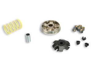 Variator MALOSSI Multivar 2000,  fr APRILIA 100 Scarabeo /BENELLI 100 K2/ITALJET 100 Millennium/MBK 100 Booster /Nitro/Ovetto/YAMAHA 100 Aerox/BWs/Neos,  2T AC  19x15,5mm, 6 Rollen, 11,0g