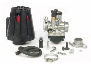 Vergaserkit MALOSSI PHBG 19  fr SUZUKI Magic  Hauptdse SHB 98, Nebendse 50,  Mischrohr AU262, Nadel W16,  Chokedse 60
