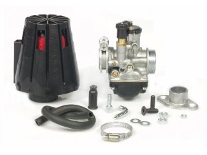 Vergaserkit MALOSSI PHBG 19  fr SUZUKI Magic  Hauptdse SHB 98, Nebendse 50,  Mischrohr AU262, Nadel W16,  Chokedse 60