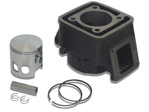Rennzylinder MALOSSI CVF 115 ccm fr YAMAHA DT/RD 80ccm 2T LC  2 Kolbenring(e), KB  12mm, ohne Zylinderkopf,  57,5mm