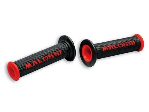 Griffe MALOSSI schwarz/rot, Ø 22/25mm, offen