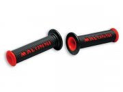 Griffe MALOSSI  schwarz/rot,   22/25mm, offen