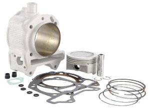 Rennzylinder MALOSSI 218ccm  fr Vespa GTS/GTV/GT/GT L  125-200ccm 4T LC  passt auch fr Leader 125 -200ccm 4T LC  Aluminium,  Hub 48,6mm, 2 Kolbenring(e),  KB  15mm, ohne Zylinderkopf,  75,5mm,