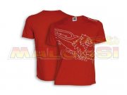 T-Shirt MALOSSI GRIFFE Bar Code, rot,  fr Mnner, Gre:...