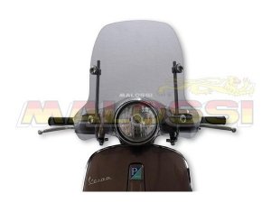 Windschild MALOSSI, Sport Screen, getnt, fr Vespa  Primavera 50-125ccm 2T/4T  inkl. Montagematerial