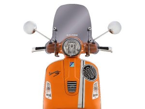 Windschild MALOSSI, Sport Screen, getnt, fr Vespa  GTS/GTS Super/GT/GT L 125 -300ccm  H 330mm, B 485mm, inkl. Montagematerial