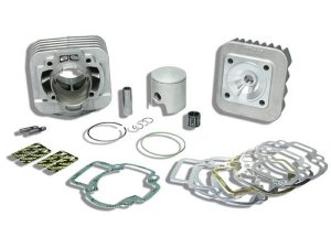 Rennzylinder MALOSSI MHR 68ccm  fr GILERA/PIAGGIO 50ccm 2T AC   47,6mm, Aluminium  Pleuel: 0,0mm, 1 Kolbenring(e), KB  12mm,  inkl. Zylinderkopf,