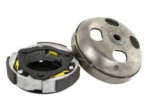 Kupplungskit MALOSSI MHR Delta Clutch System fr Vespa ET2 /ET4/LX/LXV/S 50ccm 2T/4T  passt auch fr APRILIA/DERBI /GILERA/PEUGEOT/PIAGGIO 50ccm 2T/4T AC/LC   107mm,  inkl. Kupplungsglocke