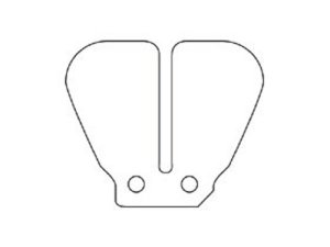 Membranplttchen MALOSSI fr HONDA Vision,  (d) 0,30 / 0,35mm,  2 Stck