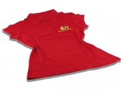 Polo-Shirt MALOSSI rot,  fr Frauen, Gre: XL,  93%...