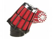 Rennluftfilter MALOSSI E5,  gerade  PHBL 25,  Anschluss:...
