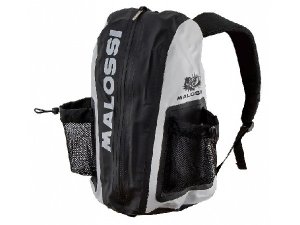 Rucksack MALOSSI schwarz/wei,  Unisex,  wasserdicht