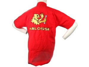 Hemd MALOSSI rot, Unisex, Größe: M, 100% Baumwolle