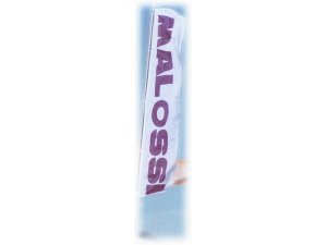 Banner MALOSSI  rotes Logo, wei, Stoff,  2200x700 mm
