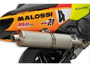 Rennauspuff MALOSSI Wild Lion,  fr YAMAHA T-Max i.e. (`08)  500ccm 4T, LC  ohne E-Pass, mit DB-Killer