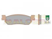 Bremsbelge MALOSSI MHR Synt,  S64,  99,8x31,0x8,0mm  mit...