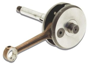 Vollwangenwelle MALOSSI HCP  fr PIAGGIO CIAO/PX/SI/Bravo /Superbravo/Grillo/Boss  Membran, Hub: 43,0mm, KB  12mm