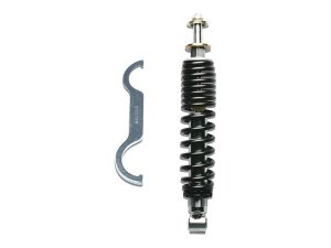 Stodmpfer MALOSSI RS24 TWIN  hinten fr PIAGGIO 125-200 Liberty /S/LE  Krper: silber, Feder: schwarz