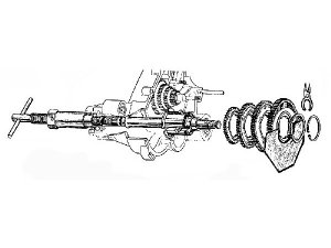 Fhlerlehre SIP Distanzscheibe Getriebe, 0,05-0,10-0,20-0,40mm, Edelstahl, zur Prfung Axialspiel