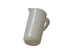 Messbecher RMS Kanne, 100ml, Skala 2%, für Liter...