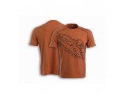 T-Shirt MALOSSI GRIFFE BarCode, orange, fr Mnner,...