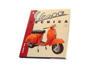 Buch Vespa Tecnica 6 italienisch, 160 S., 4-farbig L 300mm, B 240mm, limitierte Version