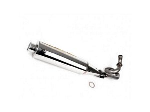 Rennauspuff PM für Vespa GT/GTL 125/200ccm Edelstahl, mit...