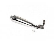 Rennauspuff PM fr Vespa GT/GTL 125/200ccm Edelstahl, mit...