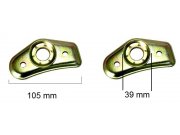 Stodmpferankerplatte PIAGGIO vorne, fr Vespa GTS/GTS...
