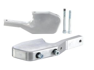 Furastenadapter SIP Sozius, fr Vespa GTS/GTS Super/GTV/GT60/GT/GT L 125-300ccm CNC, silber