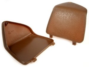 Gepckfachblende links/rechts, SIP fr Vespa GTS/GTS Super/GTV/GT60/GT/GT L 125-300ccm tobacco braun, 2-teilig