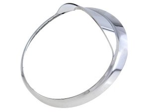 Lampenring SIP fr Vespa GTS/GTS Super/GT/GT L 125-300ccm Kunststoff, chrom, mit MV Lampenschirm, zum Kleben