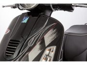 Monoschlitzrohr Beinschild SIP fr Vespa GTS/GTS...