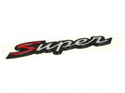 Schriftzug Super, Heck fr Vespa GTS Super 125/300ccm...