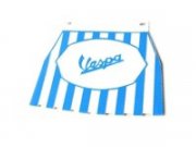 Spritzlappen blau/wei gestreift