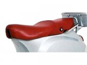 Sitzbank PIAGGIO fr Vespa LX 50-150ccm, rot, passt auch...