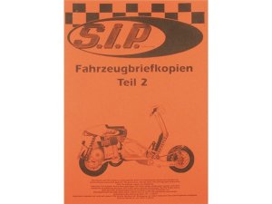 Briefkopienset SIP Teil II 7xLambretta, 2xSmallframe, 3xPX 200
