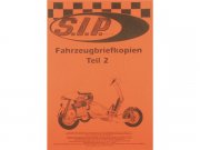 Briefkopienset SIP Teil II 7xLambretta, 2xSmallframe,...
