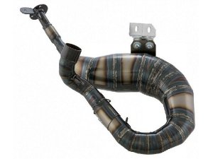 Rennauspuff SIP Performance 2.0 fr Vespa P200E/PX200 E /Lusso/`98/MY/Cosa 1 200 Stahl, klarlackiert, righthand, breitreifentauglich, OHNE Endschalldmpfer!