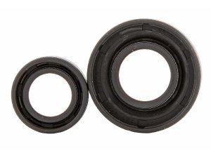 Wellendichtringsatz Kurbelwelle fr Vespa 50-125/PV/ET3/PK50 -125 1/PK50SS, MALOSSI, FKM/PTFE, ohne O -Ringe, 19x32x7/22,7x47x7 mm, schwarz