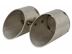 Rcklicht Tunnelkit SIP links&rechts, Einschweikit, Edelstahl, ohne Lichter!