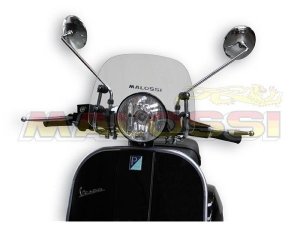 Windschild MALOSSI, MHR Screen, klar, fr Vespa PX80-200/PE /Lusso/98/MY/11 kurz