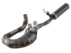 Rennauspuff SIP Performance 2.0 fr Vespa P80-150X/PX80 -150 E/Lusso/`98/MY/Cosa 1 Edelstahl, Dmpfer: Carbon, righthand, breitreifentauglich, BSAU 193 A 1990 T3