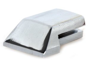 Trittleistenendstck SIP fr Vespa PX80-200/PE/Lusso/`98/MY, Aluminium, chrom, CNC gefrst, von unten genietet, 12 Stck werden bentigt